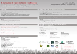 Soil consumption in Italy and Europe - Soil day