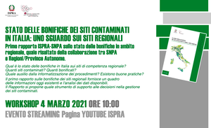 Workshop "State of remediation of contaminated sites: a look at the regional sites"