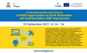 EO4GEO opportunities for Earth Observation and Geoinformation skills improvement