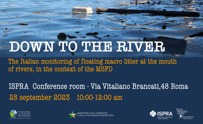 Down to the river - The Italian monitoring of floating macro litter at the mouth of rivers, in the context of the Marine Strategy Framework Directive