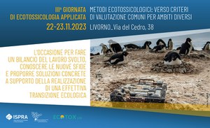 Ecotoxicological methods: towards common evaluation criteria for different fields. III Day of applied ecotoxicology