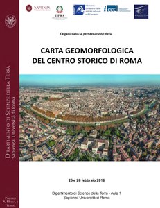 Geomorphological map of the historical center of Rome