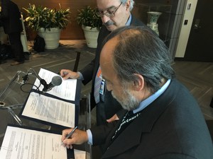 Signed Memorandum of Cooperation ISPRA-Biodiversity Convention Secretariat