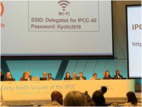 ISPRA at the plenary session IPCC