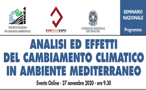 Analysis and effects of climate change in the Mediterranean environment