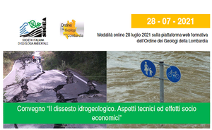 The hydrogeological instability. Technical aspects and socio-economic effects