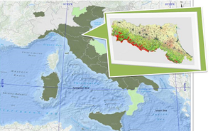 Nature Map - It is available the one of the region Emilia-Romagna