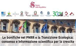 Remediation in the PNRR and the Ecological Transition: consensus and scientific information for growth