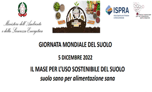 The Ministry of the Environment and Energetic Safety (MASE) for the sustainable use of the soil