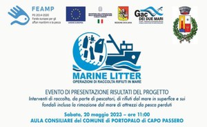 Event to present the results of a project on marine litter collection operations by fishermen