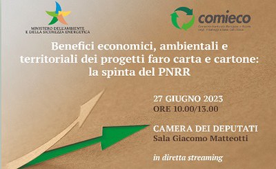Economic, environmental and territorial benefits of the paper and cardboard projects included in the PNRR