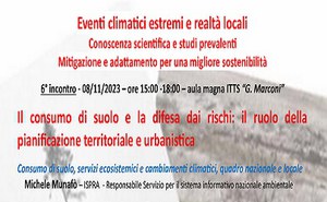 Land consumption and protection from risks: the role of territorial and urban planning