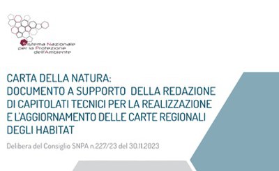 Nature Map published: document to support the drafting of technical specifications for the realization and updating of regional habitat maps