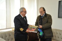 Institutional visit of the President and the General  Director at the General headquarters of Corps of the Port Captaincies