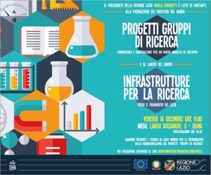 Awarding of the winners of the Lazio Region Call for "Research Groups Projects"