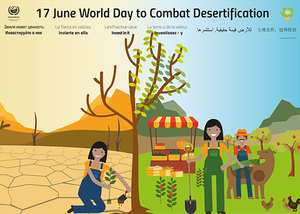 World Day to Combat Desertification and Drought  17 June