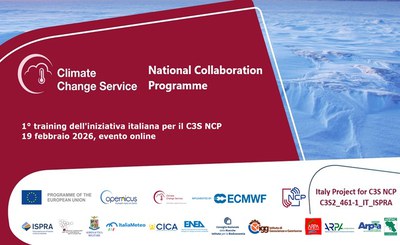 1st Training of the Italian initiative “C3S NCP for Italy” in support of hydro-climatic and environmental monitoring and climate change adaptation actions