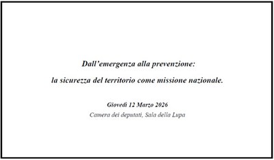 From Emergency to Prevention: Territorial Safety as a National Mission
