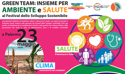 “Green Team: together for environment and health” – A day dedicated to sustainability in Palermo with students, experts and institutions