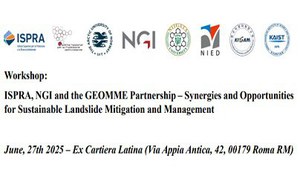 ISPRA, NGI and the GEOMME Partnership – Synergies and Opportunities for Sustainable Landslide Mitigation and Management