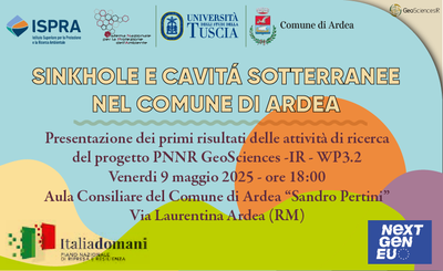 Sinkholes and Underground Cavities in the Municipality of Ardea