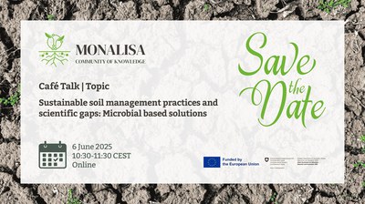 Café Talk "Sustainable soil management practices and scientific gaps: Microbial based"