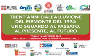 Thirty years since the 1994 Piemonte flood: a look at the past, the present, the future