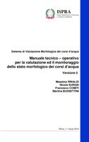 Technical - operative handbook for the evaluation and monitoring of the morphology of water courses