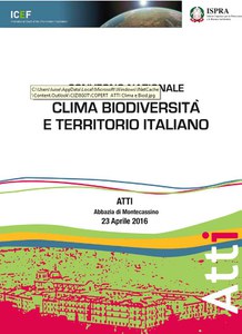  Proceedings of the National Conference "Climate, Biodiversity and Italian Territory"