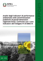  Analysis of environmental performance indicators in the public administrations recorded Emas: Comparison with the core indicators of EMAS III of Annex IV