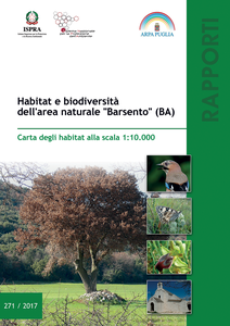 Habitat and Biodiversity of the "Barsento" natural area (BA, Apulia, Italy) - Map of Habitats at 1: 10,000 scale