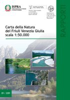 Map of Nature of the Friuli Venezia Giulia - 1:50.000 scale