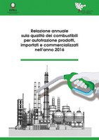 Annual report on the automotive fuels quality produced, imported and marketed in 2016
