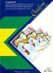 Geological Map of Italy at 1:50.000 scale - Catalogue of Formations (part V)