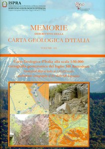 Geological Map of Italy at 1:50,000 scale: geothematic cartography of the sheet 348 Antrodoco