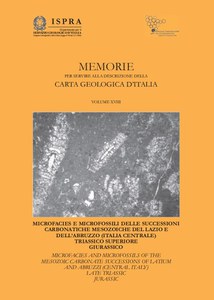 Microfacies and microfossils of the Mesozoic carbonate successions of Latium and Abruzzi - Late Triassic - Jurassic