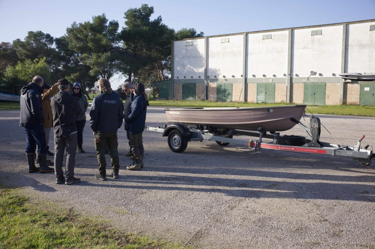 Imbarcazione per monitoraggi Foto: Alvise Luchetta