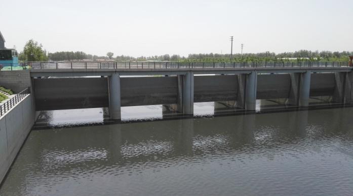 Confluenza tra il ramo nord del Gran Canal e il fiume Liangshui e sistema di paratoie mobili 2