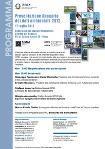 Presentazione Annuario dei dati ambientali 2012