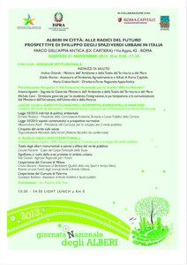 Alberi in città: alle radici del futuro. Prospettive di sviluppo degli spazi verdi urbani in Italia