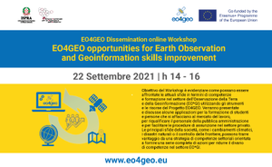 EO4GEO opportunities for Earth Observation  and Geoinformation skills improvement
