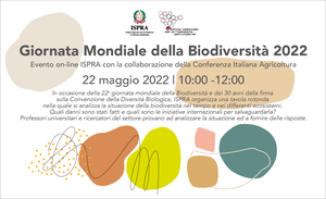 Giornata Mondiale della Biodiversità 2022