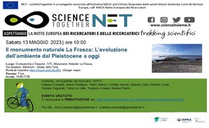 Il monumento naturale La Frasca: l'evoluzione dell'ambiente dal Pleistocene a oggi