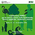 Conferenza per la conservazione della biodiversità. Ricerca applicata, strumenti e metodi