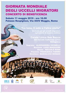 Concerto lirico di beneficenza per celebrare la Giornata Mondiale degli Uccelli Migratori