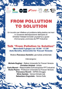 Talk: “From Pollution to Solution”