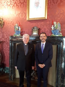 Il Presidente Laporta ha incontrato S.E. Monsignor Tscherrig