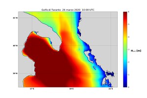 Aggiornamento del 26 marzo su forte mareggiata nel Mar Ionio sulle coste ioniche e canale di Sicilia