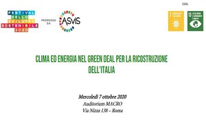Clima ed energia nel Green Deal per la ricostruzione dell’Italia
