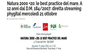 Natura 2000 +20: le best practice del mare. A 12 anni dal D.M. 184/2007